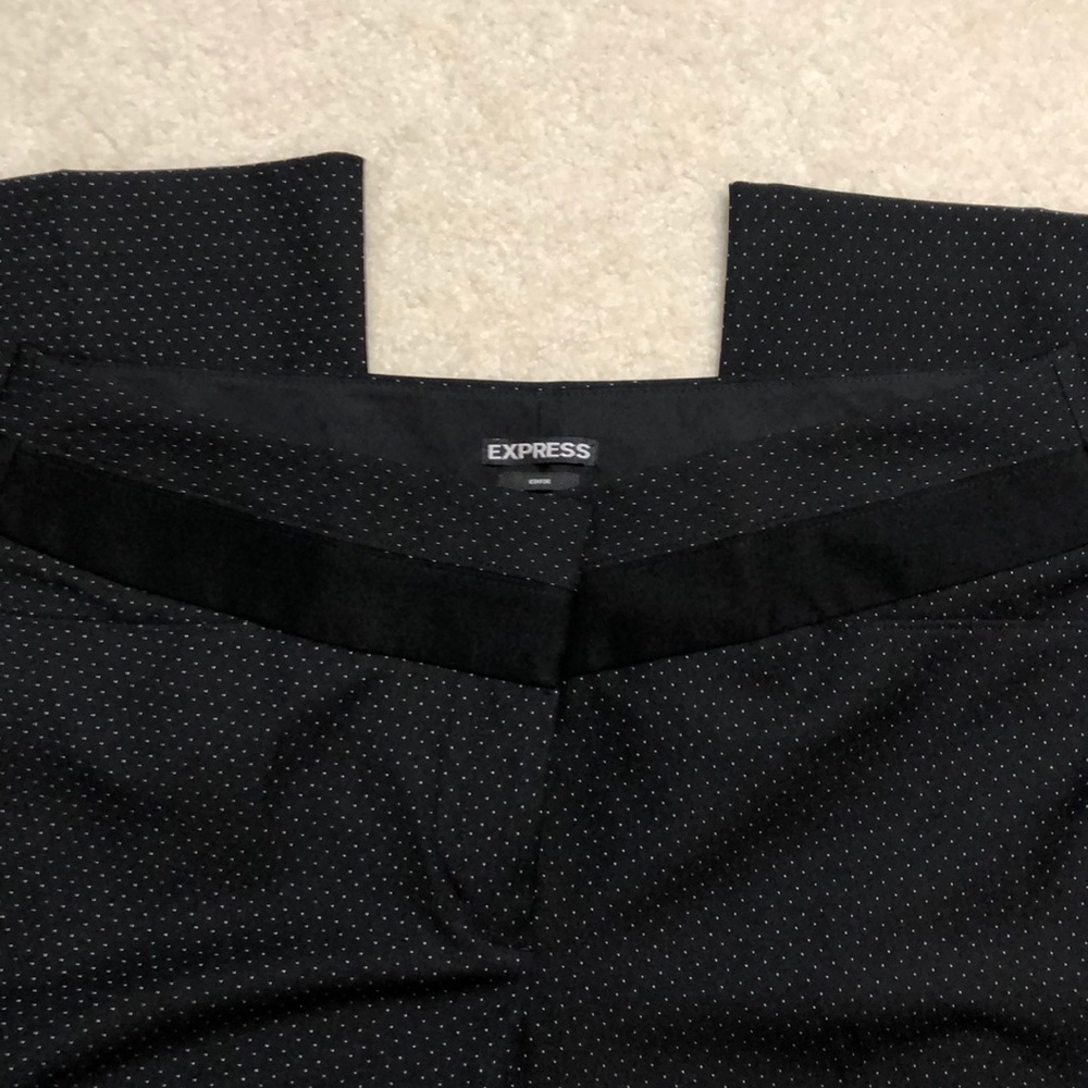 Polka dot never worn express dress pants